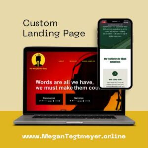 Custom WordPress Landing Page