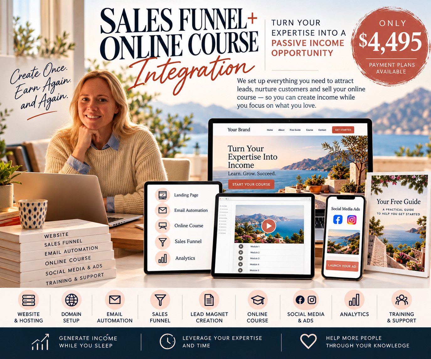 Sales Funnel and Online Course Integration